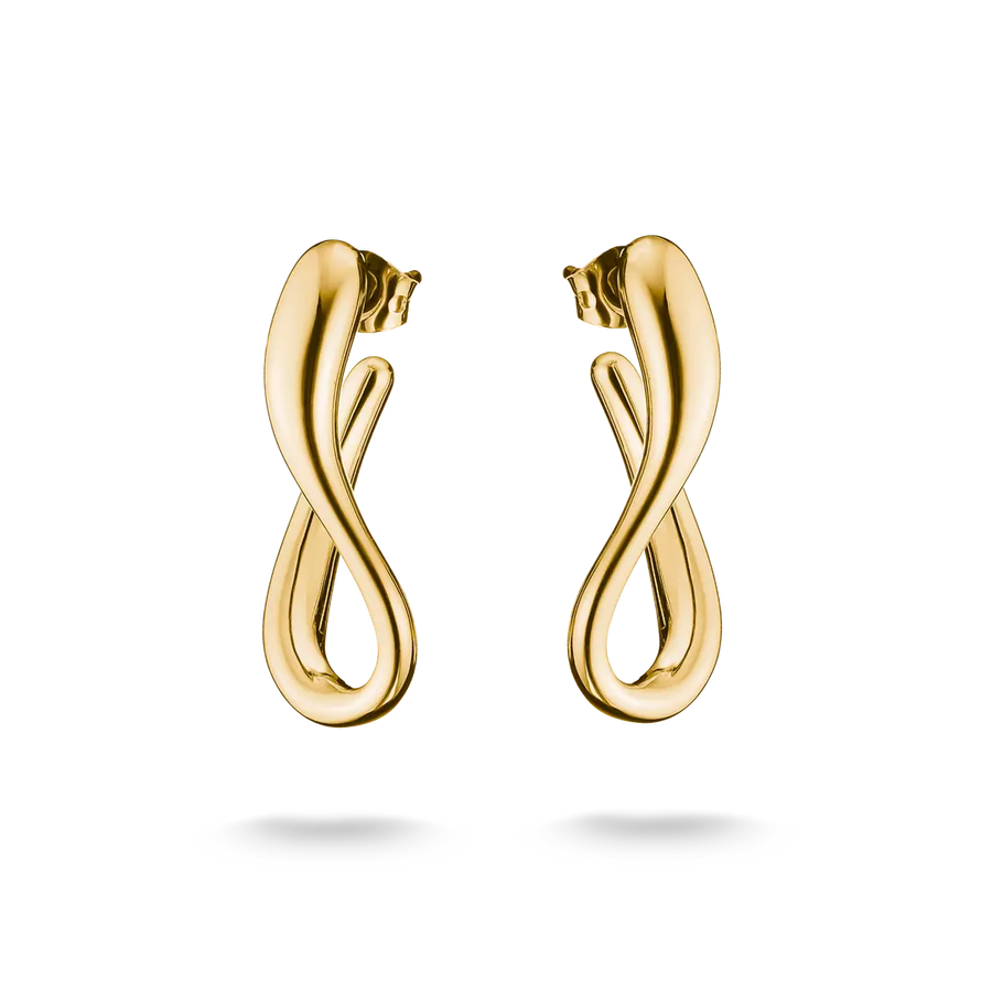 Thomas Sabo 18k Gold Plated Classic Earrings CR770-M01-39