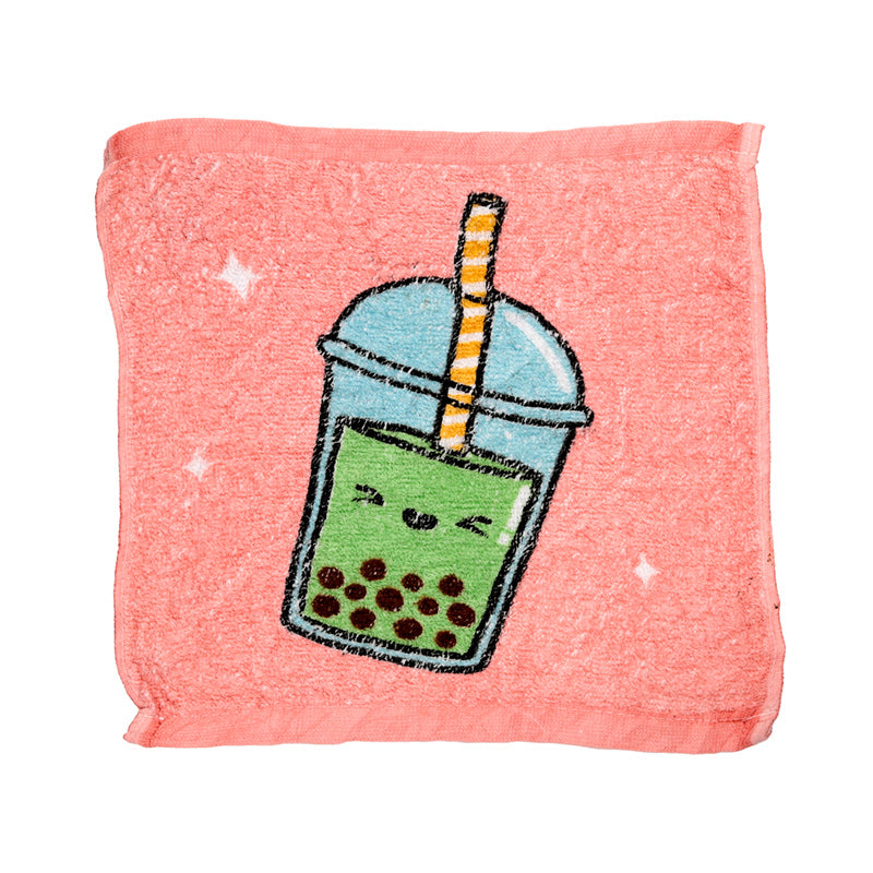 Foodiemals Bubble Tea Compressed Travel Towel CT28