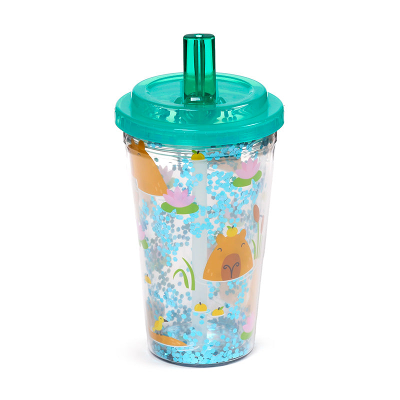 Shatterproof Capybara Double Walled Cup & Straw CUP81