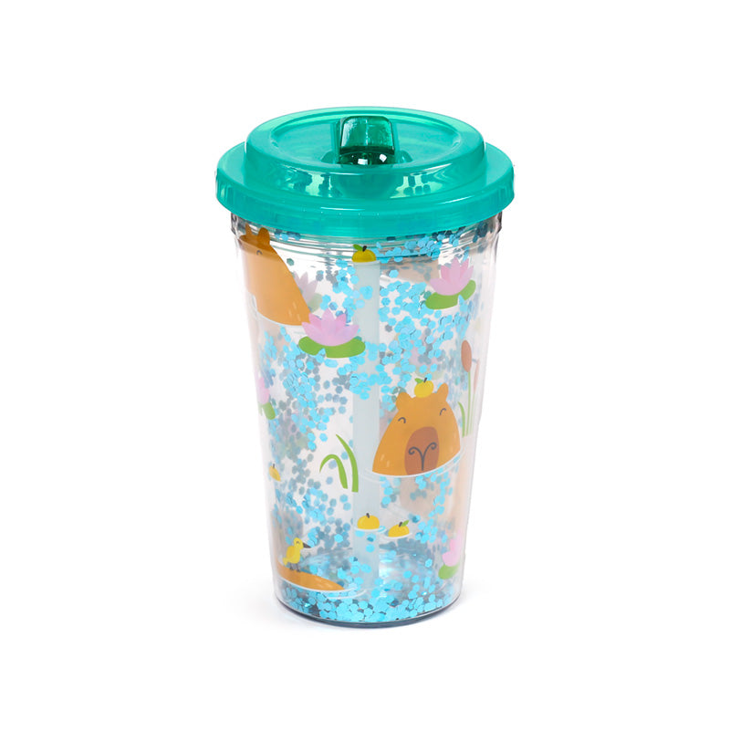 Shatterproof Capybara Double Walled Cup & Straw CUP81