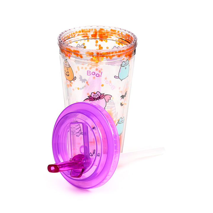 Shatterproof Pusheen the Cat Halloween Double Walled Cup & Straw CUP86