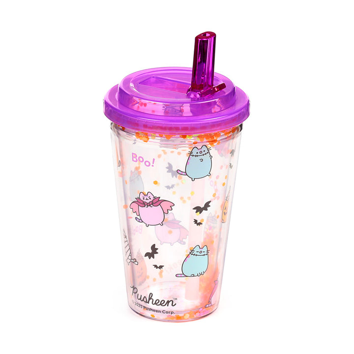 Shatterproof Pusheen the Cat Halloween Double Walled Cup & Straw CUP86