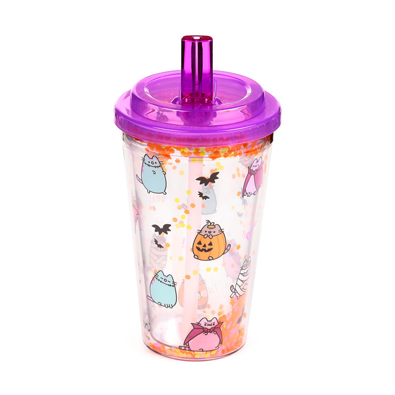 Shatterproof Pusheen the Cat Halloween Double Walled Cup & Straw CUP86