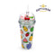 Foodiemals Fruit Double Walled Cup & Straw with Charms CUP87