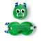 Relaxeazzz Green Monstarz Monster Plush Travel Pillow & Eye Mask CUSH223
