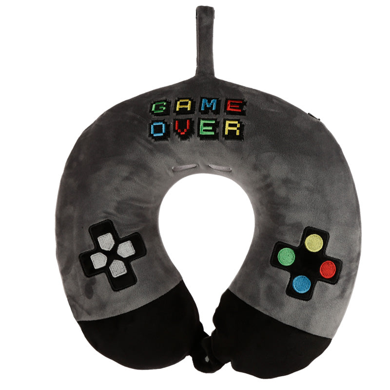 Relaxeazzz Game Over Plush Memory Foam Travel Pillow CUSH238
