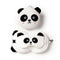 Relaxeazzz Panda Plush Travel Pillow & Eye Mask CUSH250