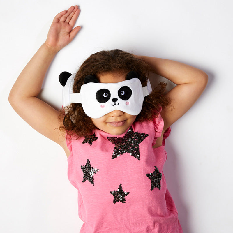 Relaxeazzz Panda Plush Travel Pillow & Eye Mask CUSH250