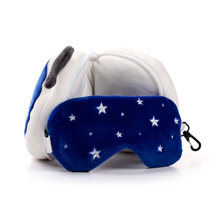 Relaxeazzz Space Cadet Plush Travel Pillow & Eye Mask CUSH256