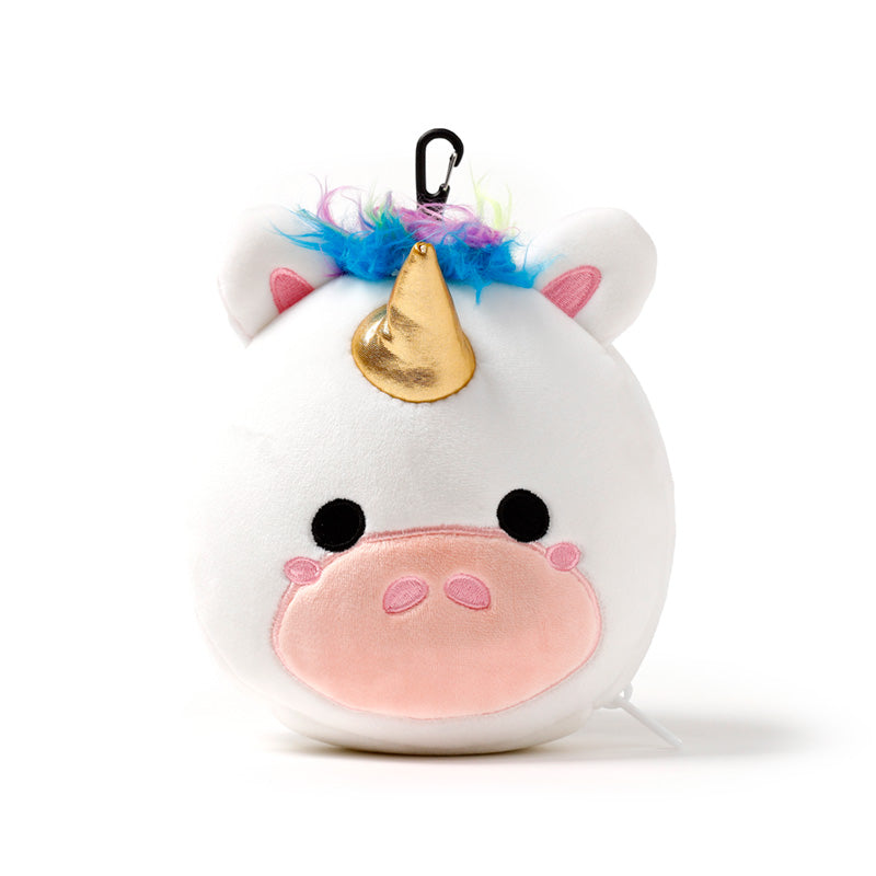 Relaxeazzz Unicorn Plush Travel Pillow & Eye Mask CUSH258