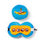 Relaxeazzz The Beatles Yellow Submarine Plush Travel Pillow & Eye Mask CUSH261