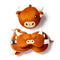 Relaxeazzz Highland Coo Cow Plush Travel Pillow & Eye Mask CUSH262