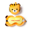 Relaxeazzz Tiger Plush Travel Pillow & Eye Mask CUSH275