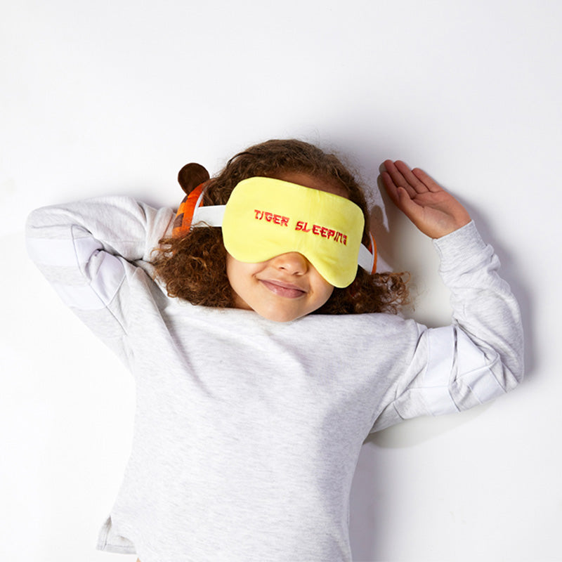 Relaxeazzz Tiger Plush Travel Pillow & Eye Mask CUSH275