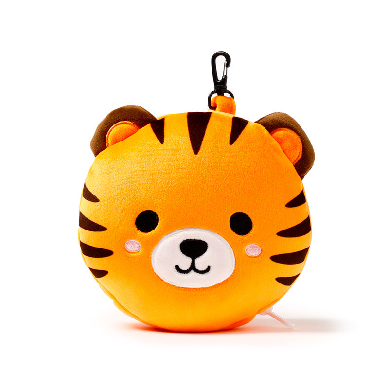Relaxeazzz Tiger Plush Travel Pillow & Eye Mask CUSH275