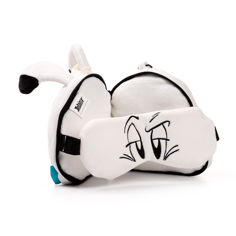 Relaxeazzz Idefix (Dogmatix) Asterix Shaped Plush Travel Pillow & Eye Mask CUSH343