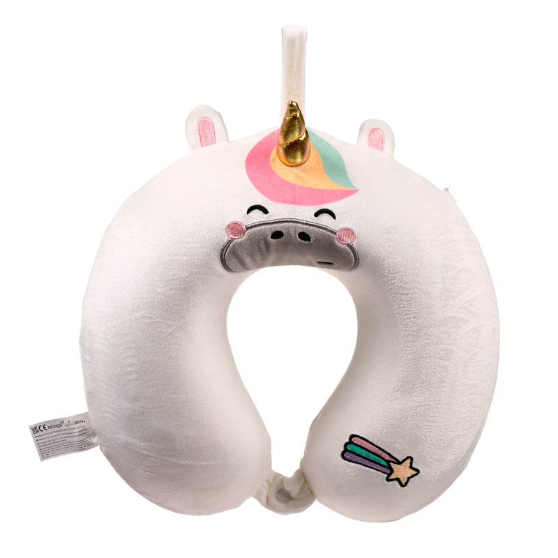 Relaxeazzz Astra the Unicorn Adoracorns Plush Memory Foam Travel Pillow CUSH363