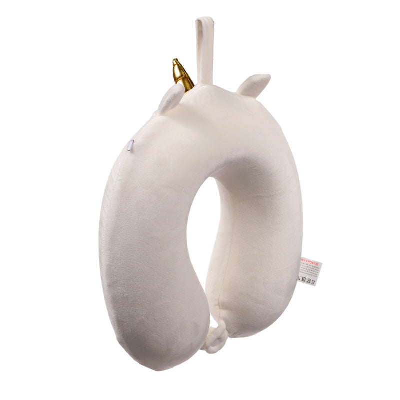 Relaxeazzz Astra the Unicorn Adoracorns Plush Memory Foam Travel Pillow CUSH363