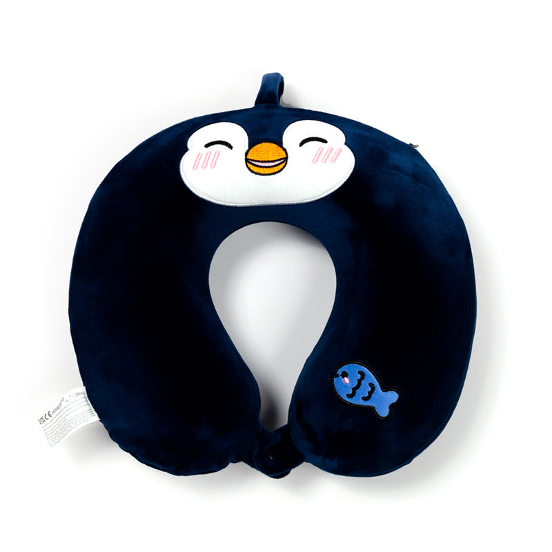 Relaxeazzz Nico the Penguin Adoramals Plush Memory Foam Travel Pillow CUSH365