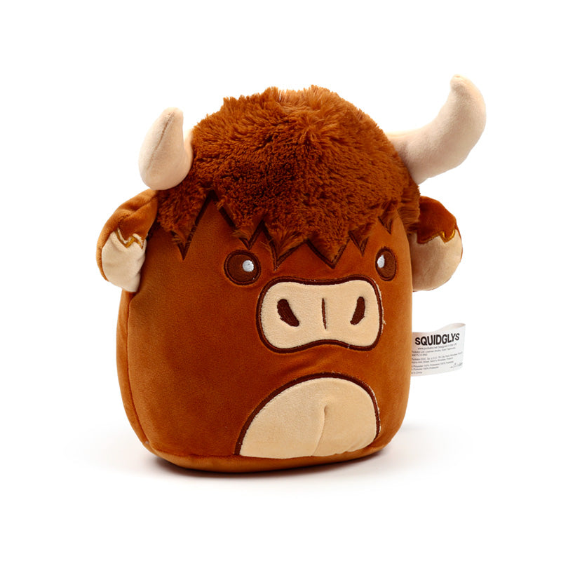 Squidglys Highland Coo Cow Plush Toy CUSH373