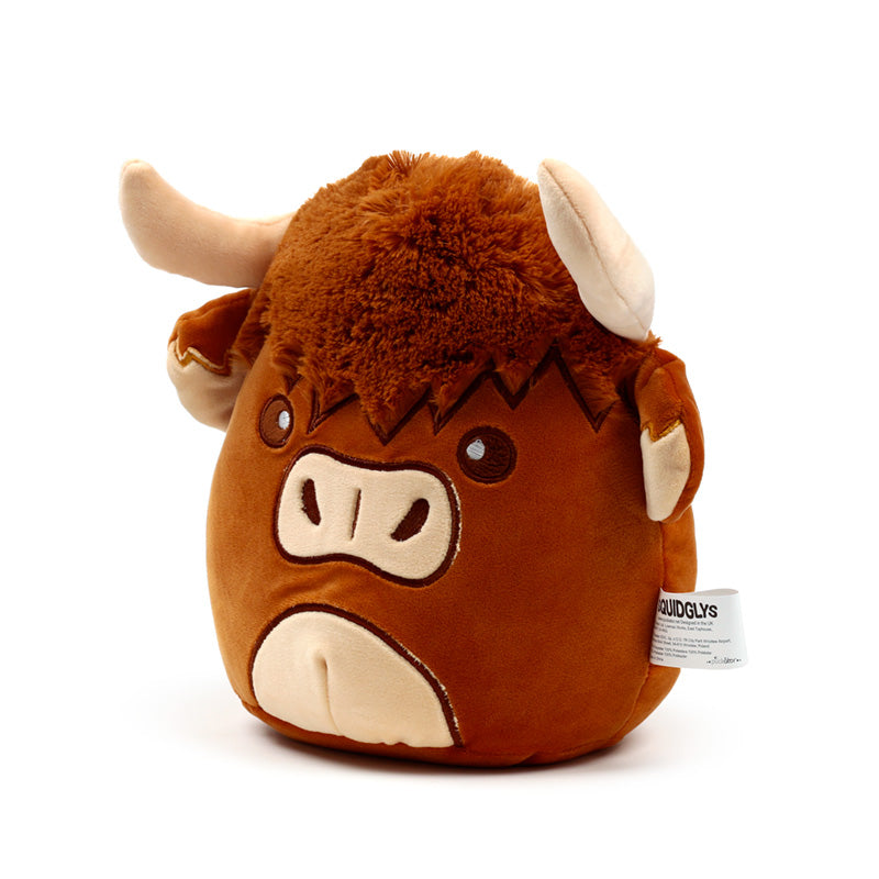 Squidglys Highland Coo Cow Plush Toy CUSH373