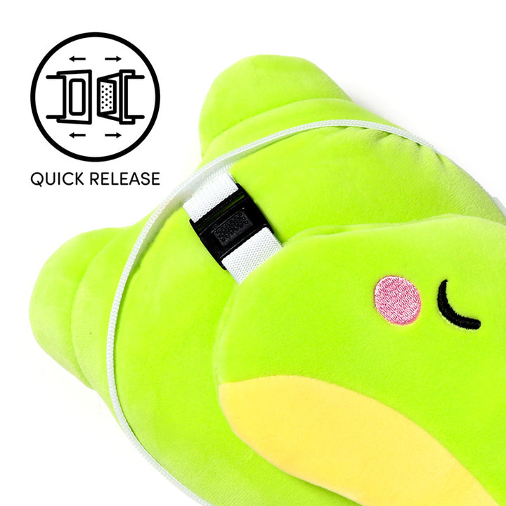 Relaxeazzz Silas the Frog Adoramals Travel Pillow & Eye Mask CUSH418