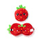 Relaxeazzz Elidi the Strawberry Foodiemals Travel Pillow & Eye Mask CUSH419