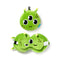Relaxeazzz Space Cadets Alien Travel Pillow & Eye Mask CUSH429