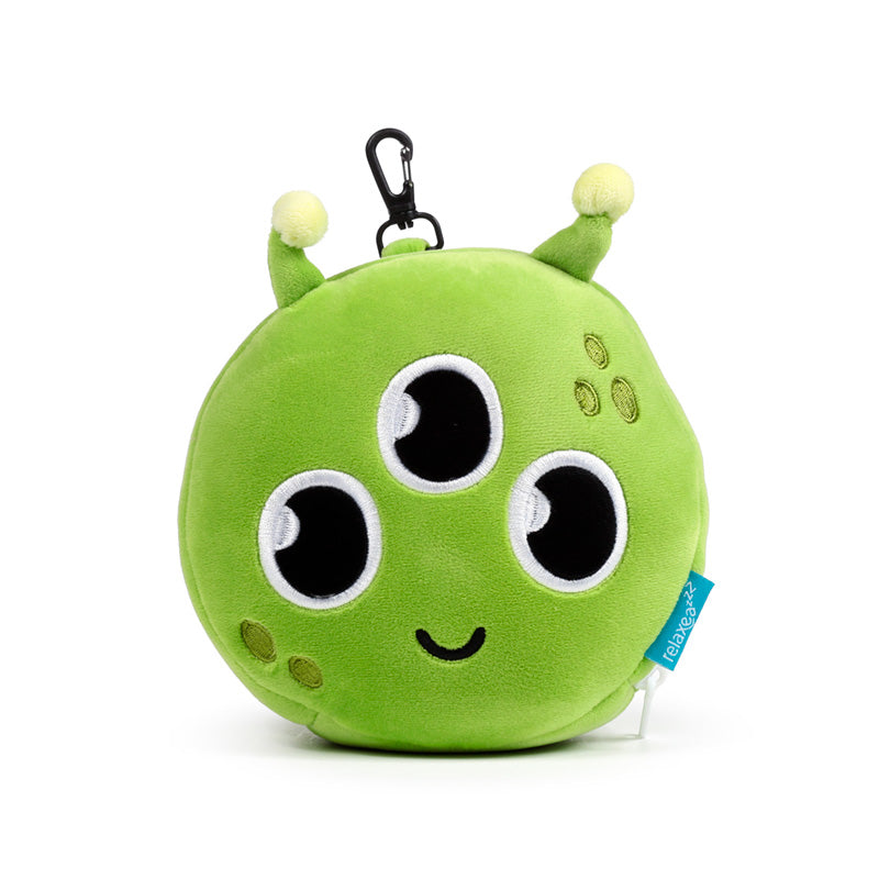 Relaxeazzz Space Cadets Alien Travel Pillow & Eye Mask CUSH429