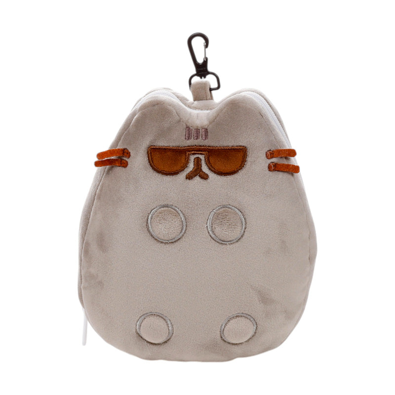 Relaxeazzz Pusheen Cat with Sunglasses Shaped Travel Pillow & Eye Mask CUSH434