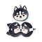 Relaxeazzz Luna the Husky Mountain Animal Plush Travel Pillow & Eye Mask CUSH440