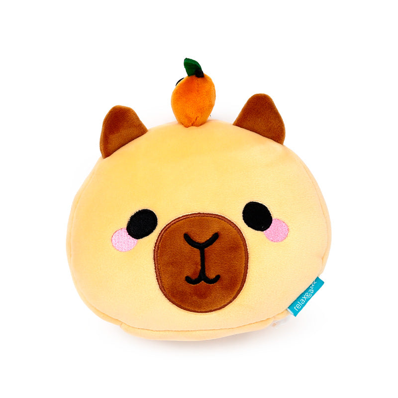 Relaxeazzz Duke the Capybara Plush Travel Pillow & Eye Mask CUSH442