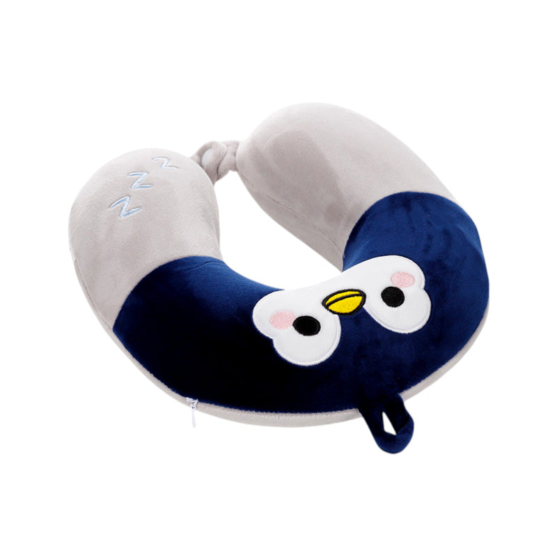 Relaxeazzz Adoramals Chip the Penguin Plush Kids Memory Foam Travel Pillow CUSH447
