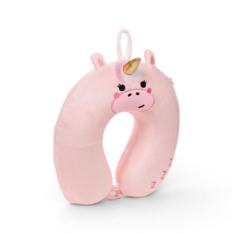 Relaxeazzz Adoracorns Bella the Unicorn Plush Kids Memory Foam Travel Pillow CUSH448