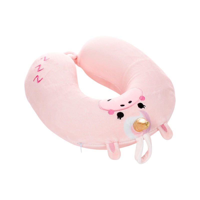 Relaxeazzz Adoracorns Bella the Unicorn Plush Kids Memory Foam Travel Pillow CUSH448