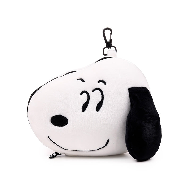 Relaxeazzz Peanuts Snoopy Shaped Plush Travel Pillow & Eye Mask CUSH458