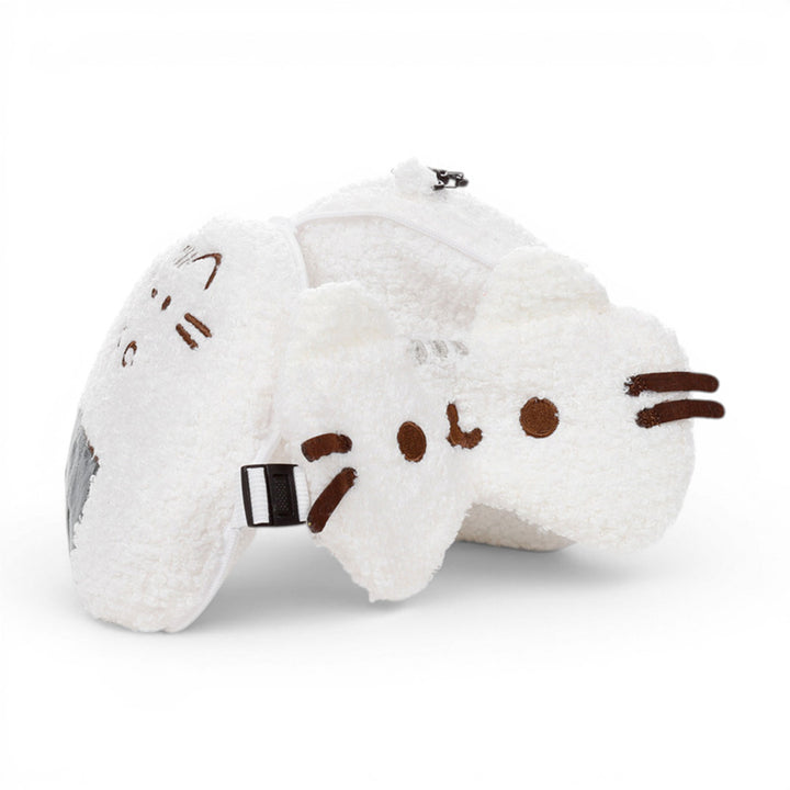 Relaxeazzz Pusheen Cat Bento Club Shaped Travel Pillow & Eye Mask CUSH460