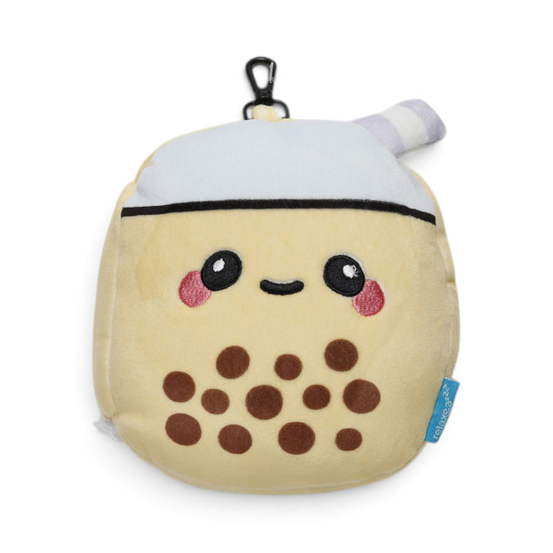 Relaxeazzz Foodiemals Bubble Tea Shaped Plush Travel Pillow & Eye Mask CUSH490
