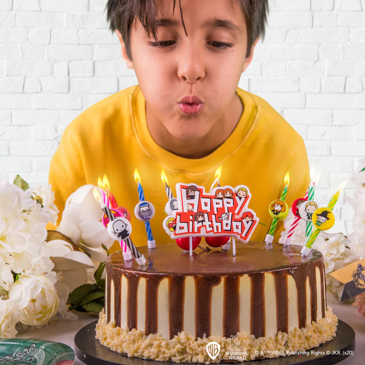 Harry Potter Candles Set of 10 + 1 Happy Birthday Harry Potter Kawaii CR4206