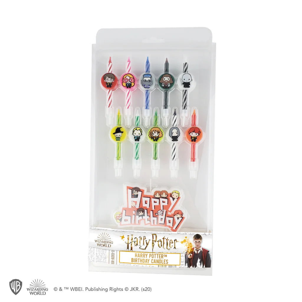 Harry Potter Candles Set of 10 + 1 Happy Birthday Harry Potter Kawaii CR4206