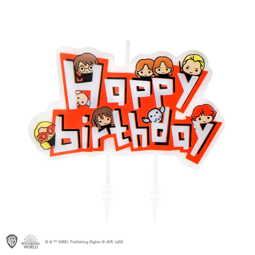 Harry Potter Candles-set Of 10 + 1 Happy Birthday Harry Potter Kawaii CR4206