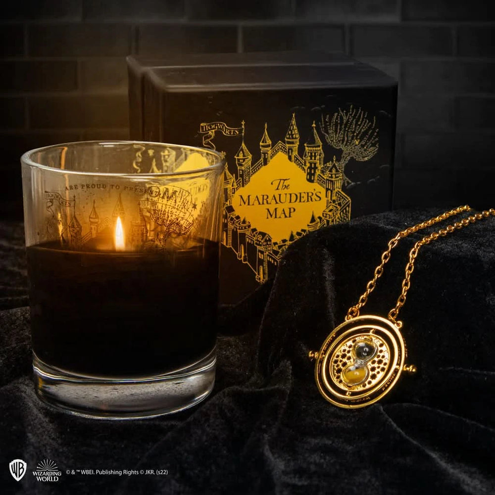 Marauder's Map Scented Candle With Necklace CR2156