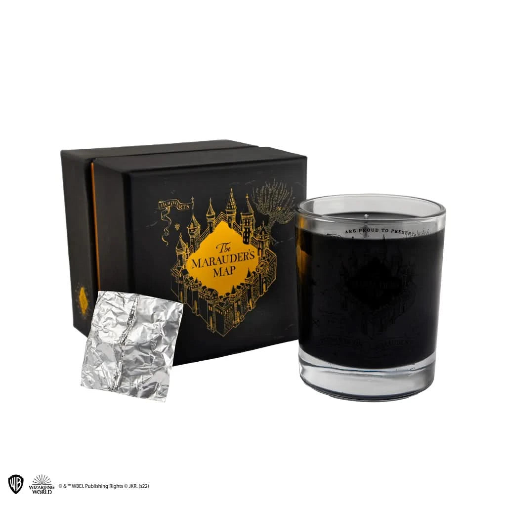 Marauder's Map Scented Candle With Necklace CR2156