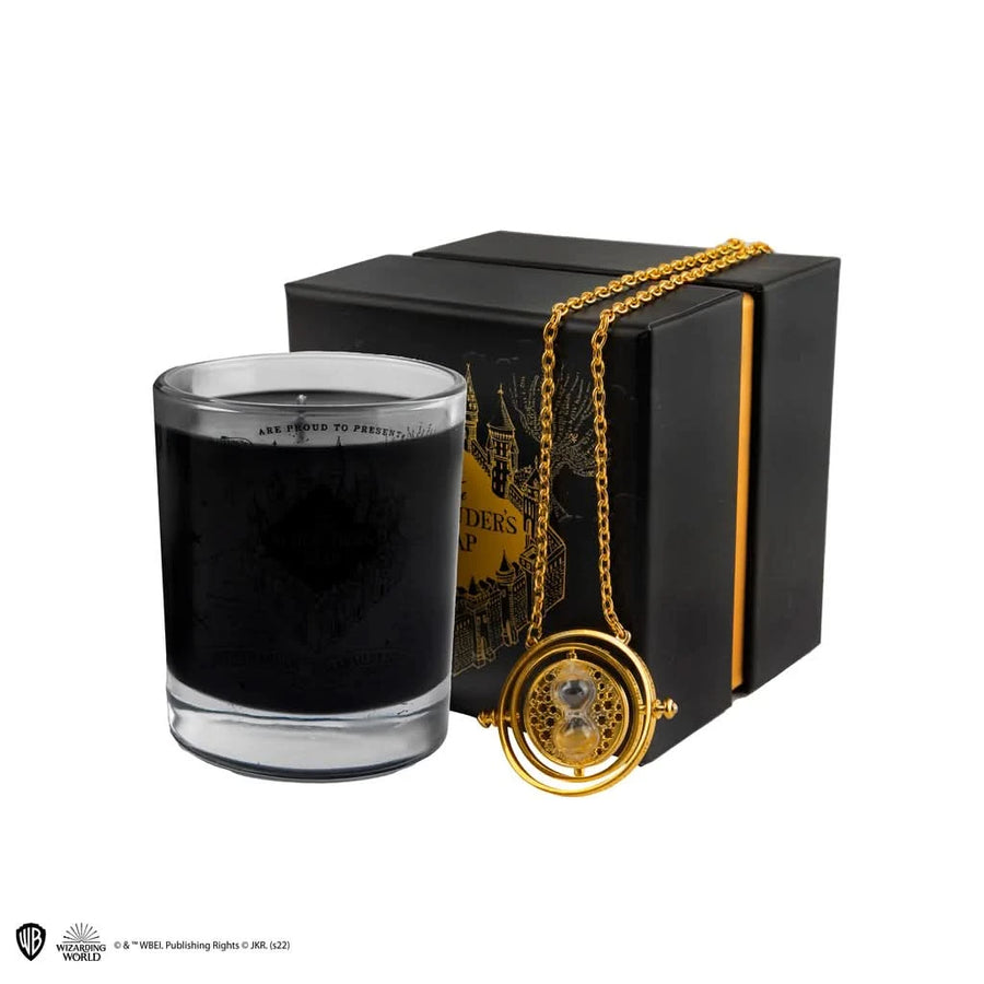 Marauder's Map Scented Candle With Necklace CR2156