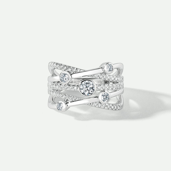 Capri | 9ct White Gold 0.75ct tw Lab Grown Diamond Band Ring