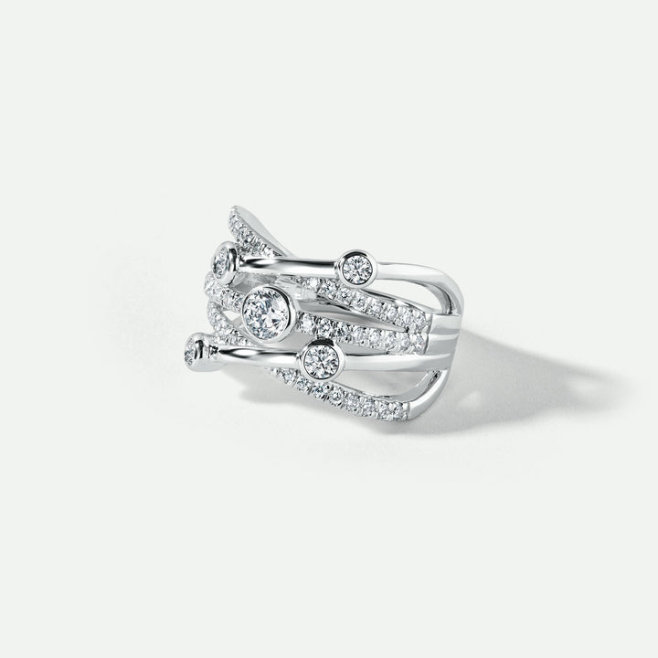 Capri | 9ct White Gold 0.75ct tw Lab Grown Diamond Band Ring