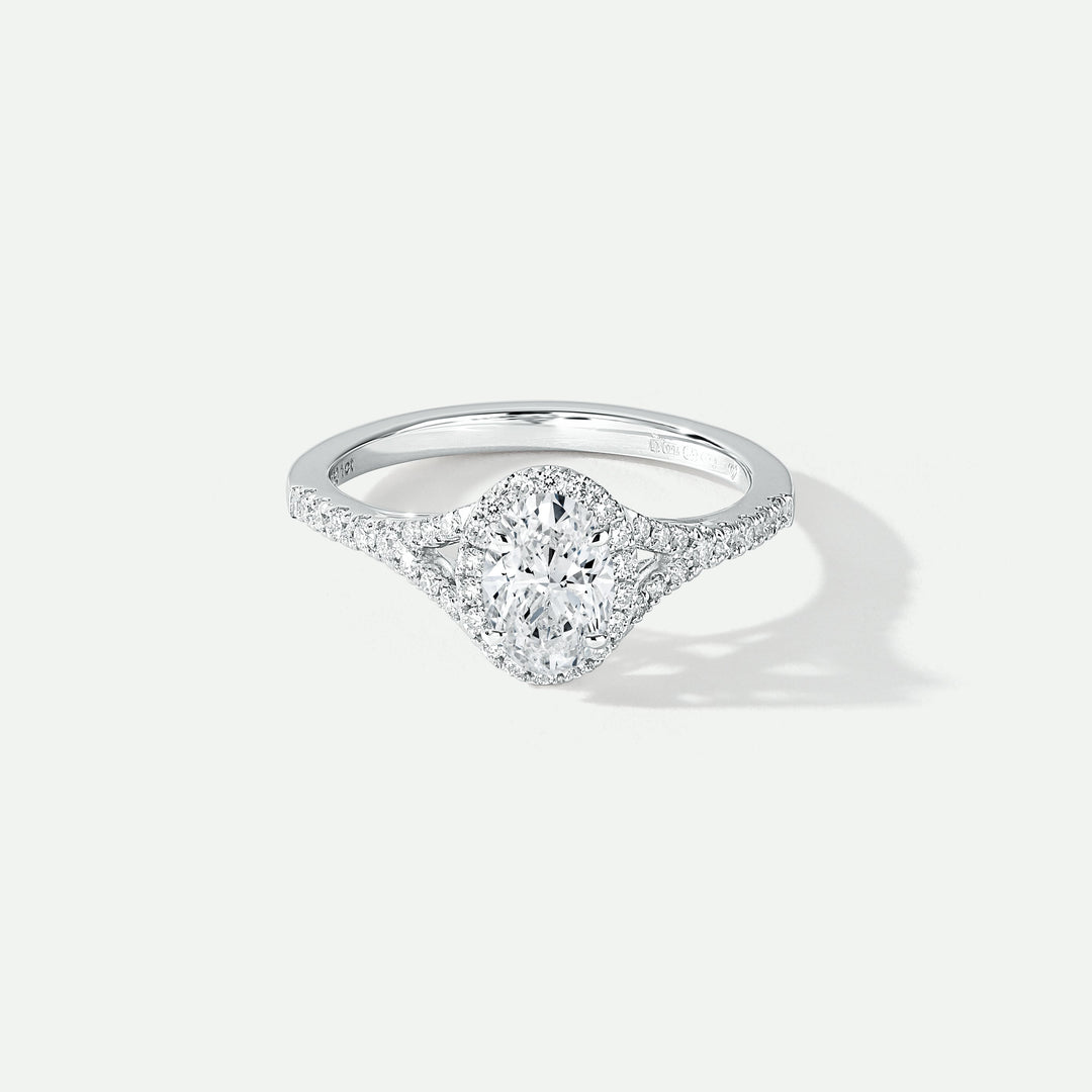Chloe | 18ct White Gold 1ct tw Oval Lab Grown Diamond Ring