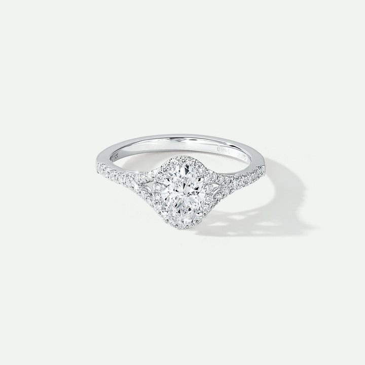 Chloe | 18ct White Gold 1ct tw Oval Lab Grown Diamond Ring