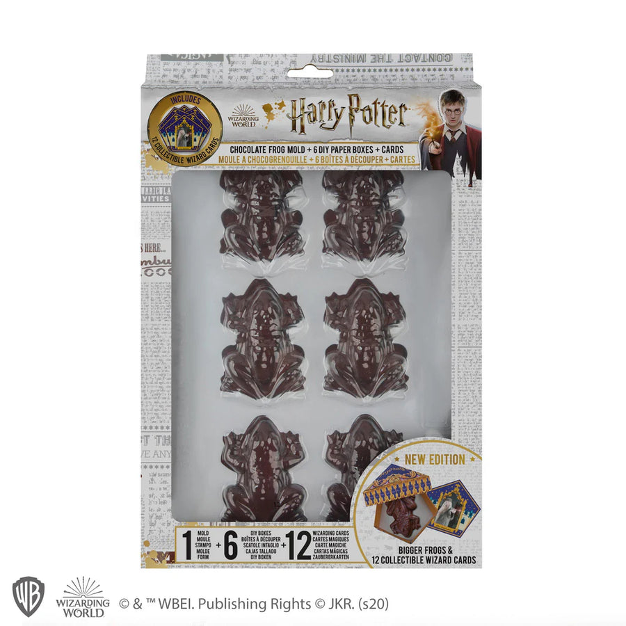 Harry Potter Chocolate Mold Frog Mold + 12 original collectibles card CR4018