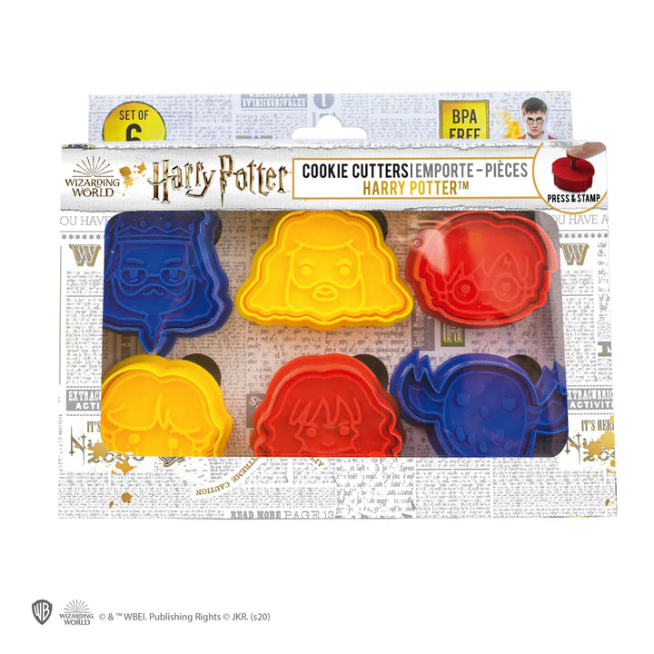 Harry Potter Cookie Cutters - Harry Potter Setf 6 Kawaii HarryPotter CR4007